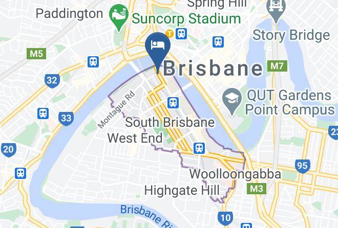 Brisbane - Riverside Hotel Southbank Maps