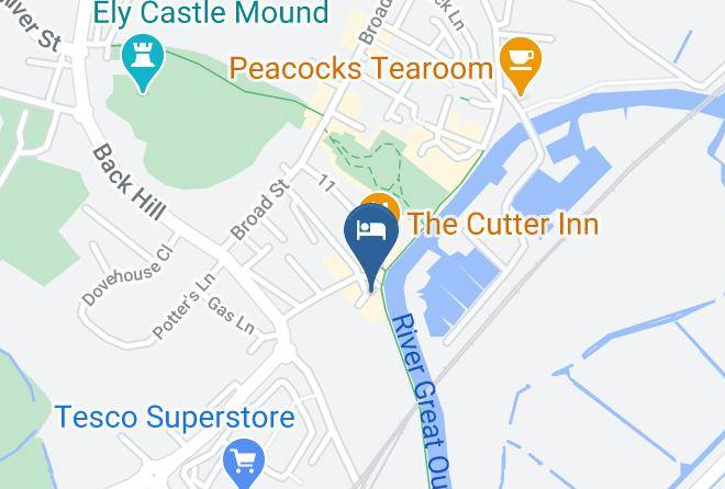 Cambridgeshire - Riverside Inn Maps