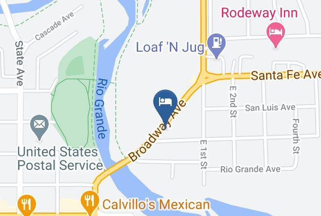 Alamosa - Riverside Inn Of Alamosa Maps