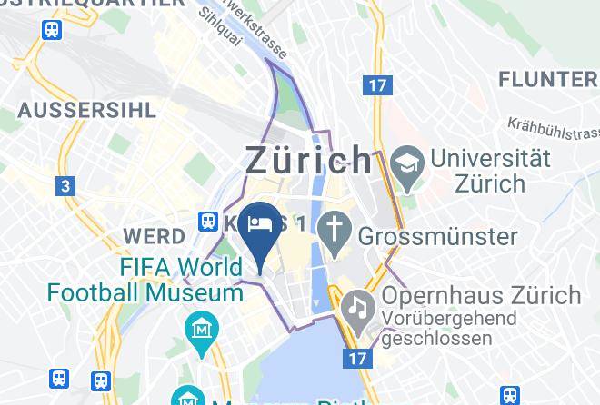 Zurich - Riverside Maisonette Paradeplatz Maps
