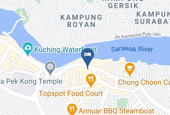 Bahagian Kuching - Riverside Majestic Hotel Kuching Sarawak Maps