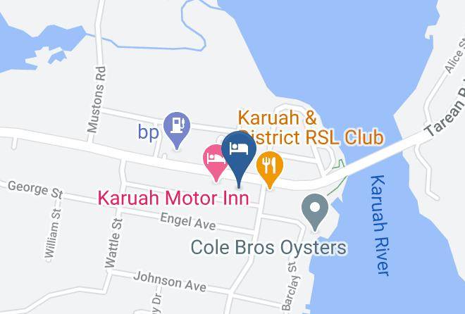 Riverside Motel Karuah Map