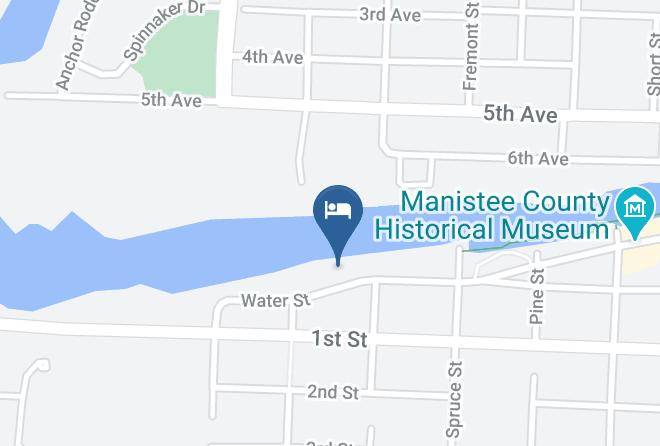 Manistee County - Riverside Motel & Marina Maps