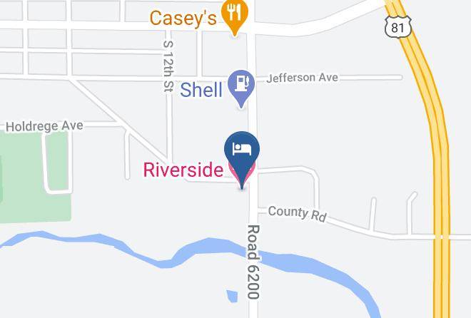Riverside Motel Map