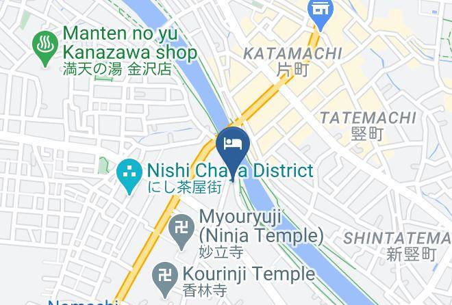 Kanazawa City - Riverside Tabi Ne Maps