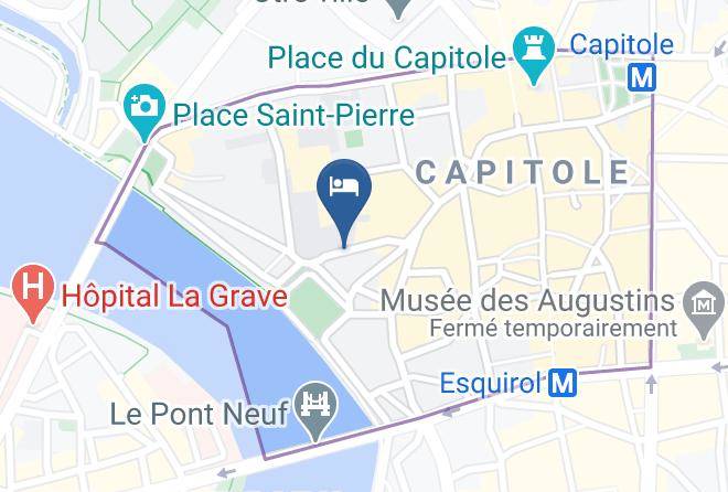 Haute Garonne - Riverside Toulouse Maps