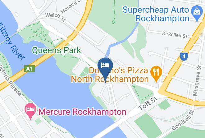 Rockhampton - Riverside Tourist Park Maps
