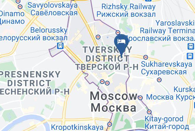 Moscow - Riverside Tsvetnoy Hotel Maps