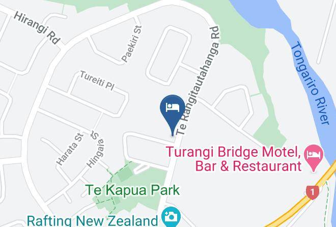 Taupo - Riverstone Backpackers Turangi Tongariro Maps