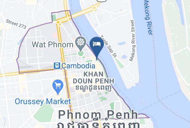 Doun Penh - Riverview Cambodia Boutique Hotel Maps