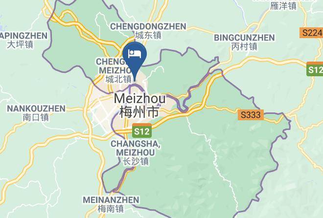 Riverview Hotel Meizhou Map