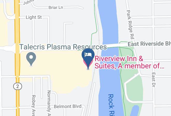 Winnebago - Riverview Inn & Suites A Member Of The Ascend Collection Maps