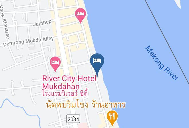 Amphoe Mueang Mukdahan - Riverview Maekhong Hotel Maps