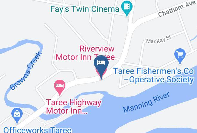 Mid Coast - Riverview Motor Inn Taree Maps
