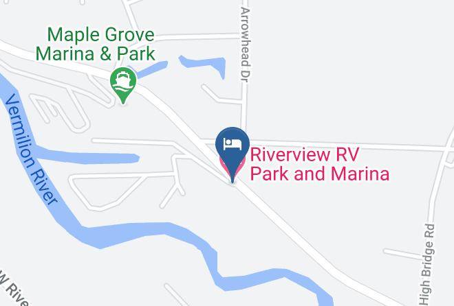 Lorain - Riverview Rv Park And Marina Maps