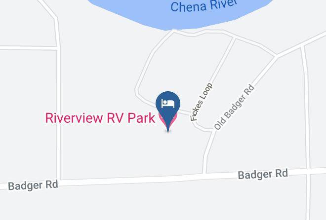 Fairbanks North Star Borough - Riverview Rv Park Maps