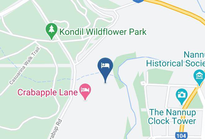 Nannup - Riverwood Retreat Maps
