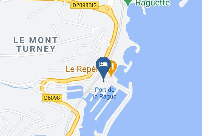 Maritime Alps - Riviera Beach Hotel Maps