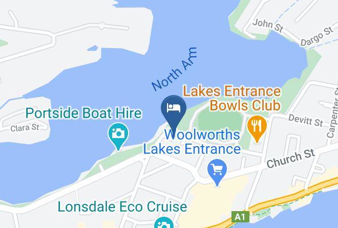 East Gippsland - Riviera Beach Resort Maps