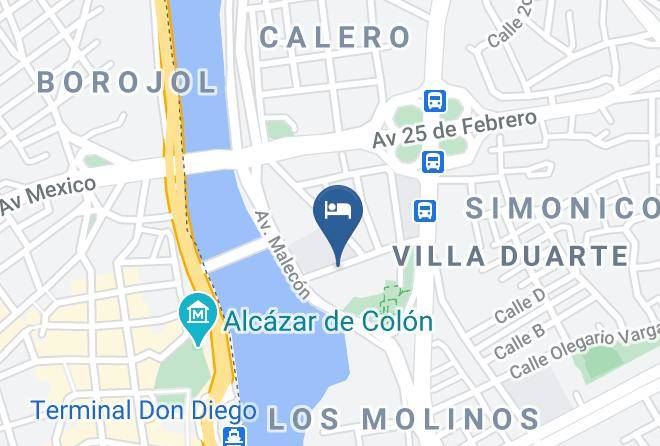 Santo Domingo Este - Riviera Colonial Alojamiento Lissette Ii Maps