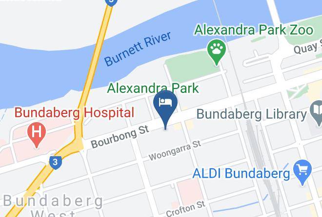 Bundaberg - Riviera Motel Maps