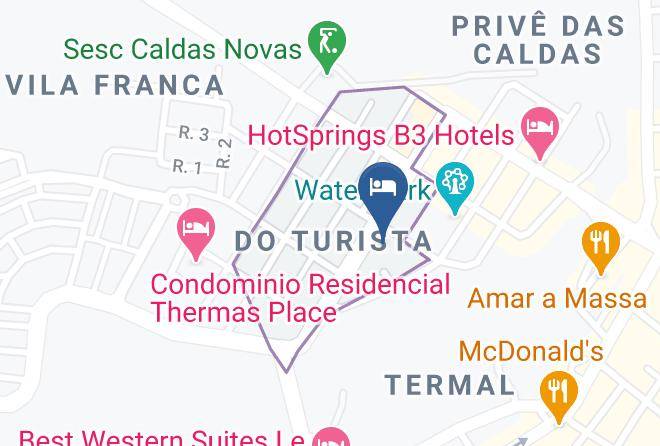 Caldas Novas - Prive Riviera Park Hotel Maps