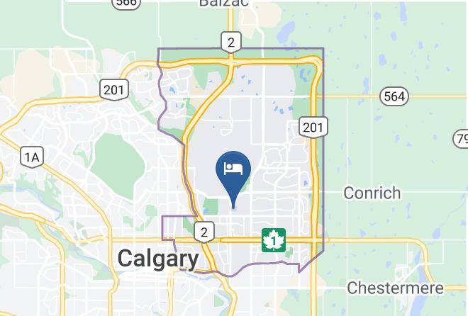 Riviera Plaza And Conference Centre Calgary Airport Map