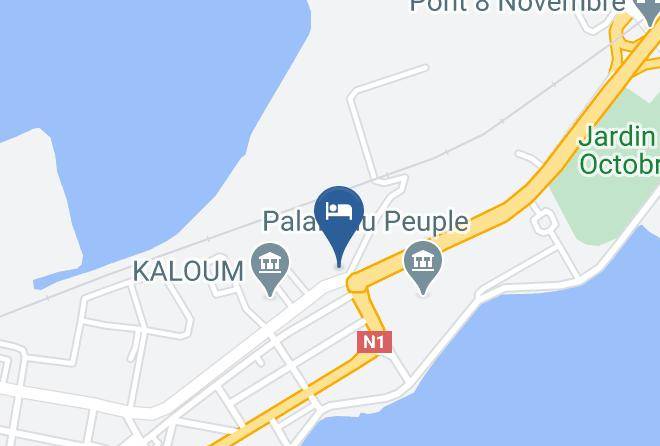 Kaloum - Riviera Royal Hotel Maps