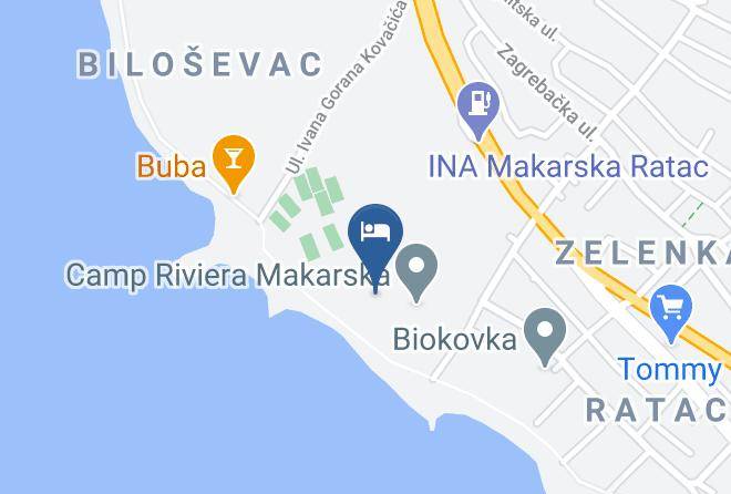 Makarska - Rivijera Sunny Resort By Valamar Maps