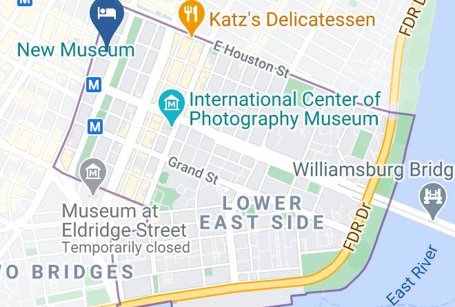 Direct Loft At 8 Rivington Street Map