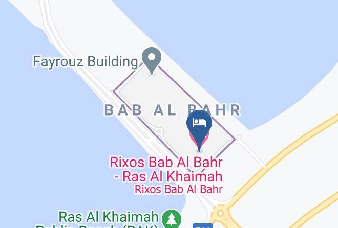 Al Jazeerah Al Hamrah - Rixos Bab Al Bahr Ras Al Khaimah Maps