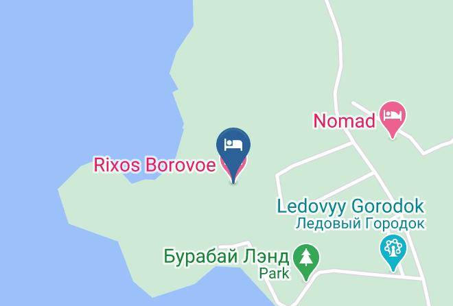 Burabay District - Rixos Borovoe Hotel Maps