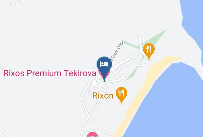 Kemer - Rixos Premium Tekirova Maps