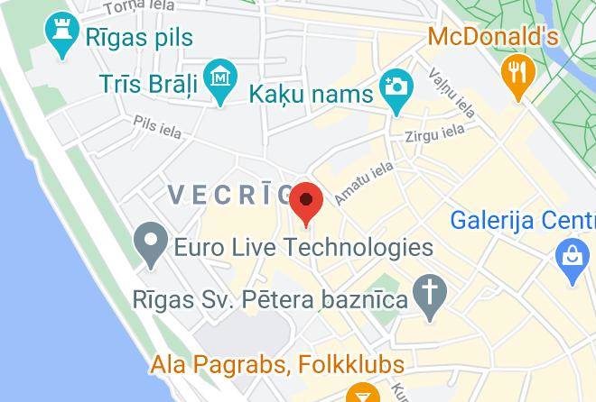 Riga - Rija Domus Hotel Maps
