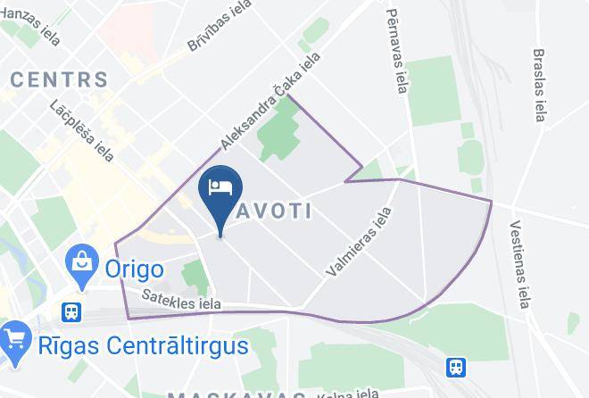 Riga - Rixwell Gertrude Hotel Maps