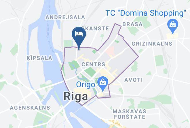 Riga - Rixwell Terrace Design Hotel Maps
