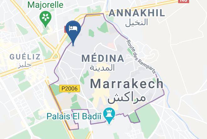 Marrakesh - Riyad Rayan's Guests Maps