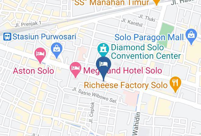 Surakarta - Riyadi Palace Hotel Surakarta Maps