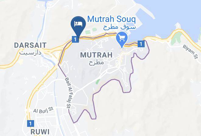 Mutrah - Riyam Hotel Maps