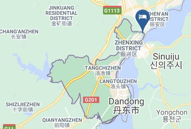 Dandong - Riz Carlsen Hotel Dandong Maps