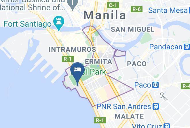 Metro Manila - Rizal Park Hotel Manila Maps