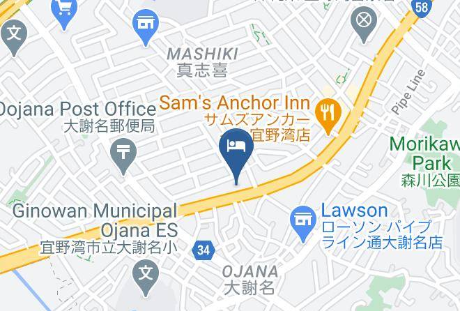 Ginowan City - Rizo Zaizen Hotel Maps