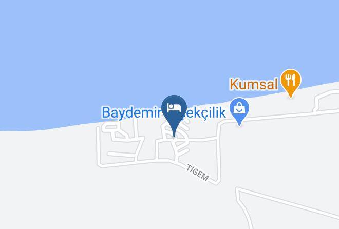 Yalova Bahcelievler - Rizom Tatil Koyu Maps