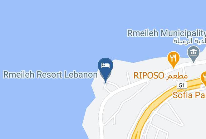 Ech Chouf - Rmeileh Resort Lebanon Maps