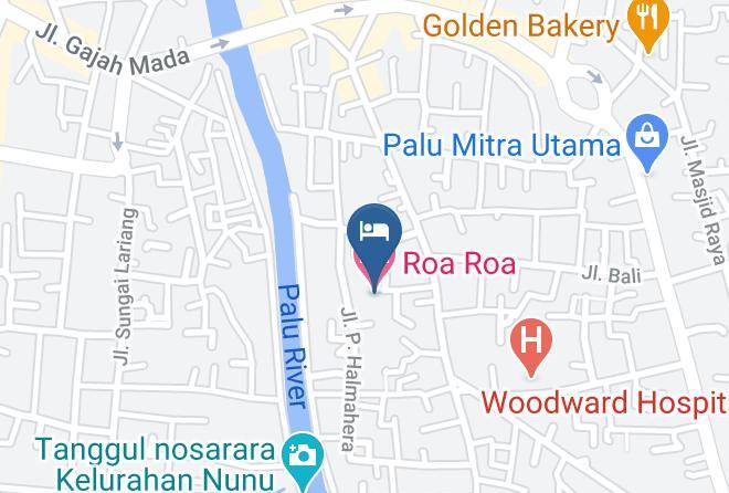 Kota Palu - Roa Roa Hotel Maps