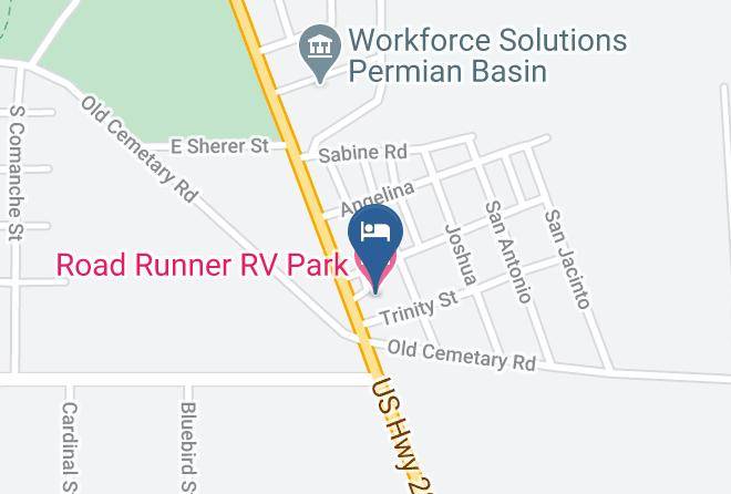 Pecos - Road Runner Rv Park Maps