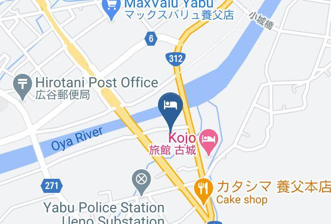 Yabu City - Roadside Station Tajima Rakuza Maps