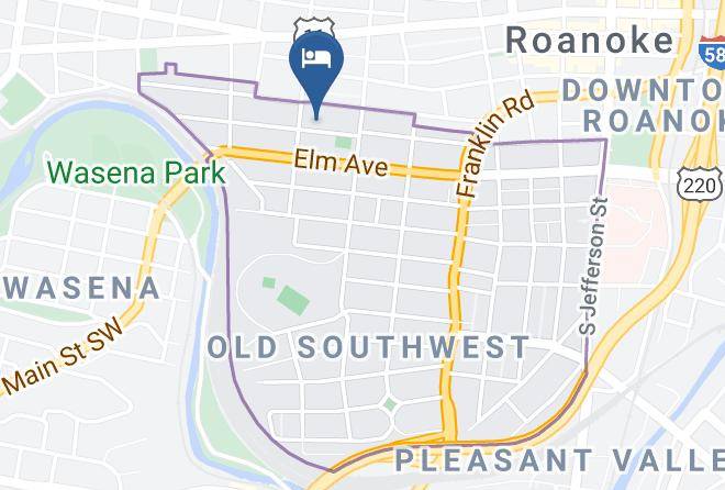 Roanoke City - Roanoke Boutique Hotel Maps