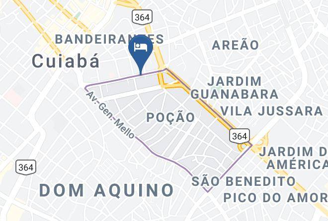 Cuiaba - Roari Hotel Maps