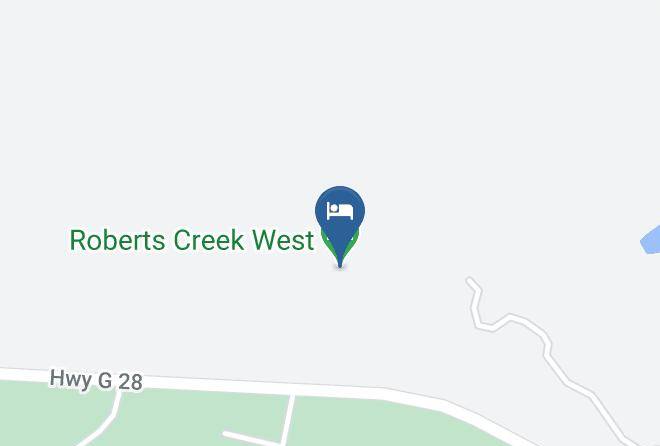 Roberts Creek West Map